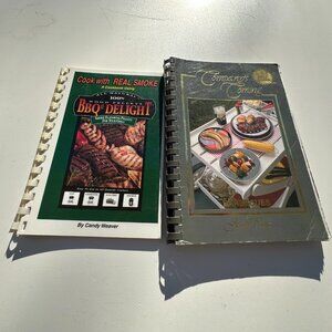 #B43 2ea REGIONAL COOKBOOKS COMPANY’S COMING & PELLETT BBQ